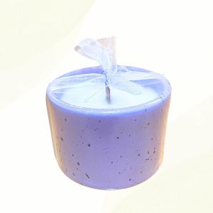 Lavender scented rice wax candle